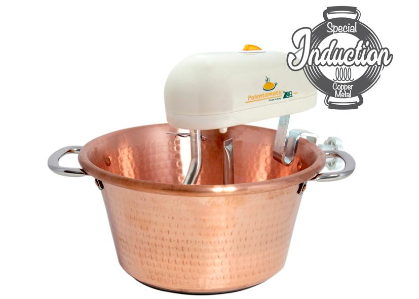 COPPER HAMMERED POT WITH 2 HANDLES AND 8W MOTOR 26 CM
Code 010604