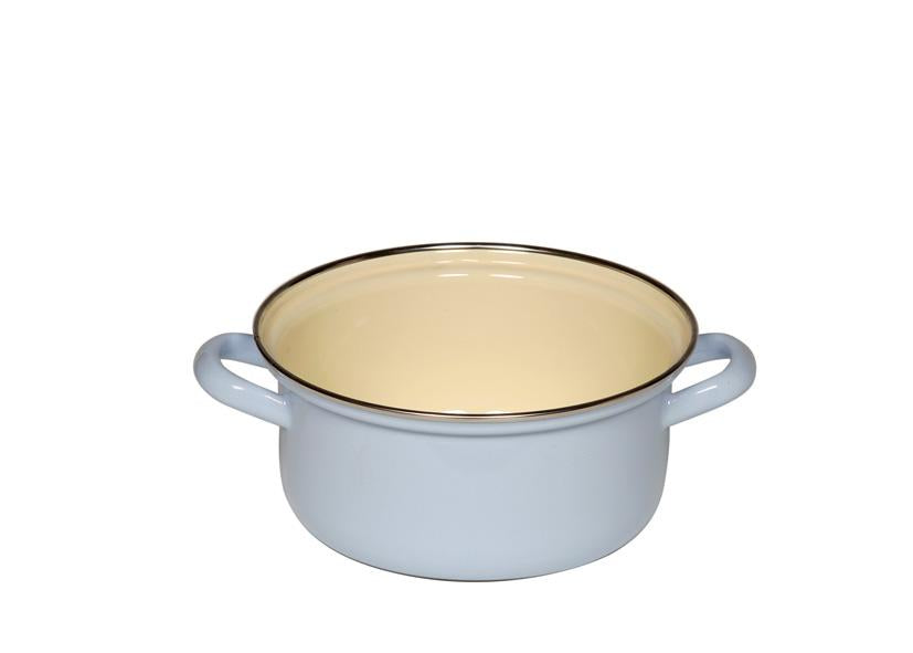 RIESS KASSEROLLE CHROMRAND PASTELL EMAILLIERT BLAU IND 18CM
Code 011417