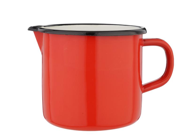 EMAILLIERTER TOPF ROT Ø12CM
Art.-Nr. 012143