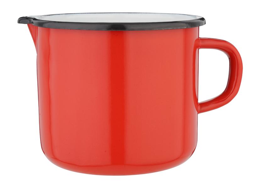 EMAILLIERTER TOPF ROT Ø14CM
Art.-Nr. 012144
