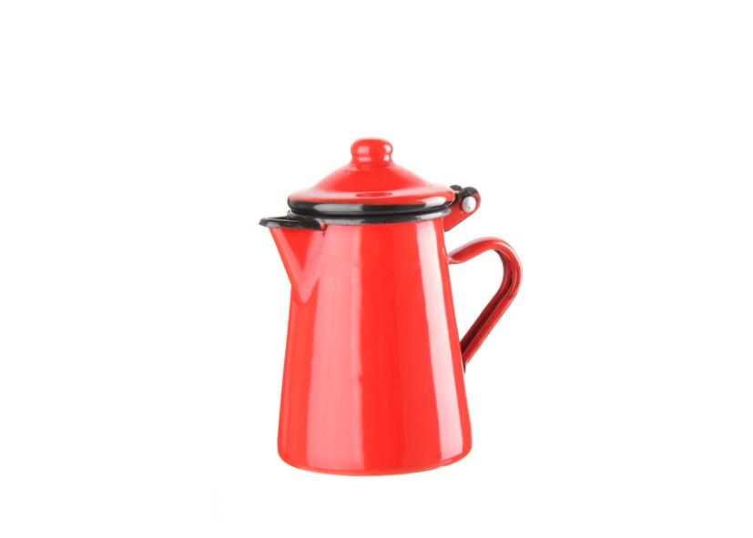 ROT EMAILLIERTE KAFFEEMASCHINE Ø8CM
Art.-Nr. 012153