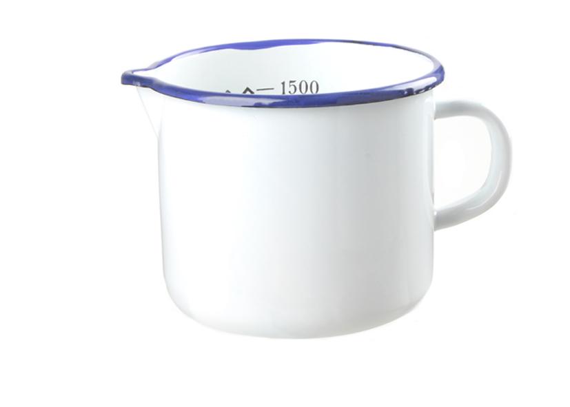 Topf emailliert weiß blau Induktion 14cm
Art.-Nr. 012254