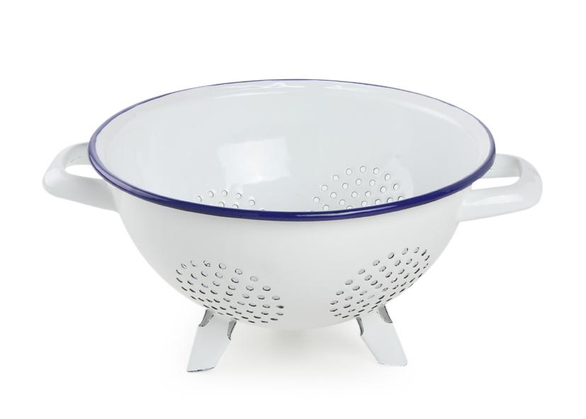 DURCHSCHLAG EMAILLIERT WEISS BLAU Ø20CM
Art.-Nr. 012274