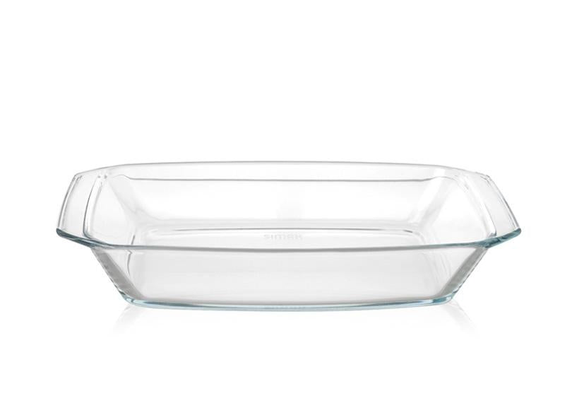 RECHTECKIGE AUFLAUFFORM GLAS 2,4L 35X19X5CM SIMAX
Art.Nr. 012789