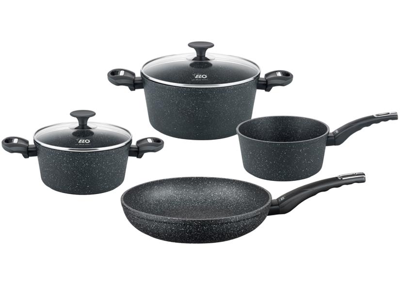 4-TEILIGES TOPFSET + 2 GRIT-PFANNEN "GRANIT EVOLUTION" INDUKTION ELO
Art-Nr. 013305