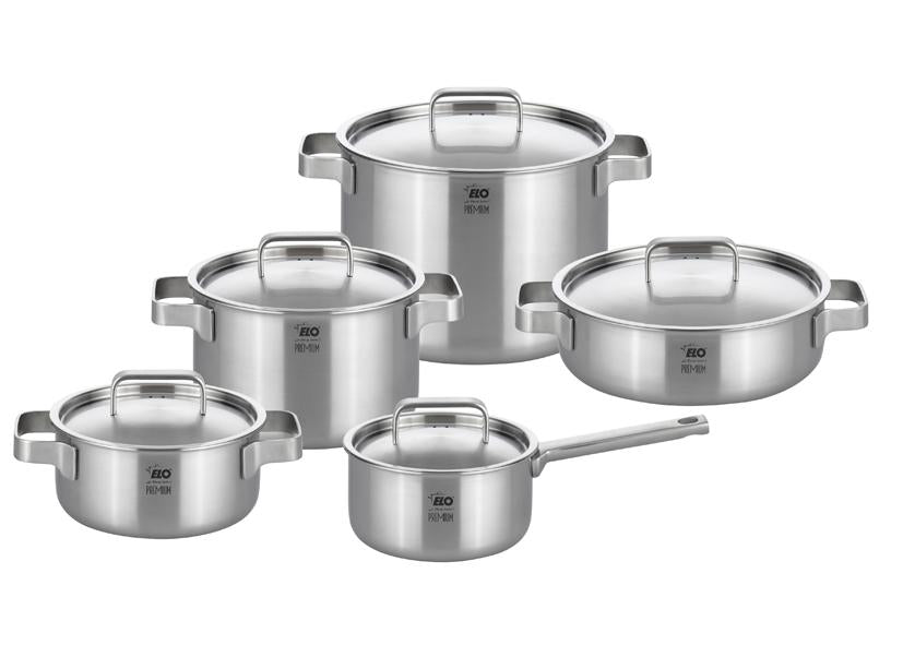 5 PEZZI SET PENTOLE+5 COP &