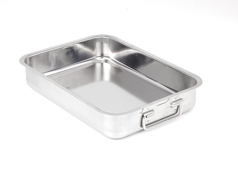 ROSTIERA ACCIAIO INOSSIDABILE 18 8 30 CM GNALI Cod. 013521