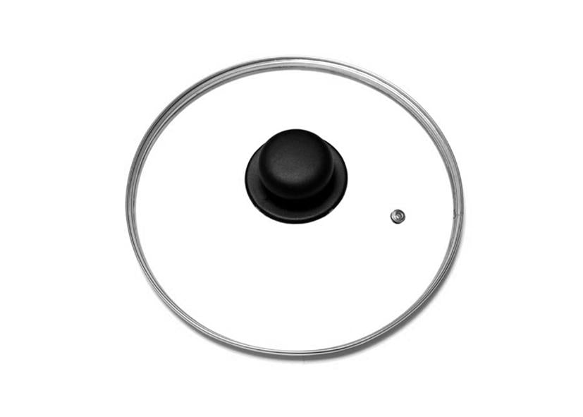 STAINLESS STEEL RIM GLASS LID 14CM GNALI
Code 013540
