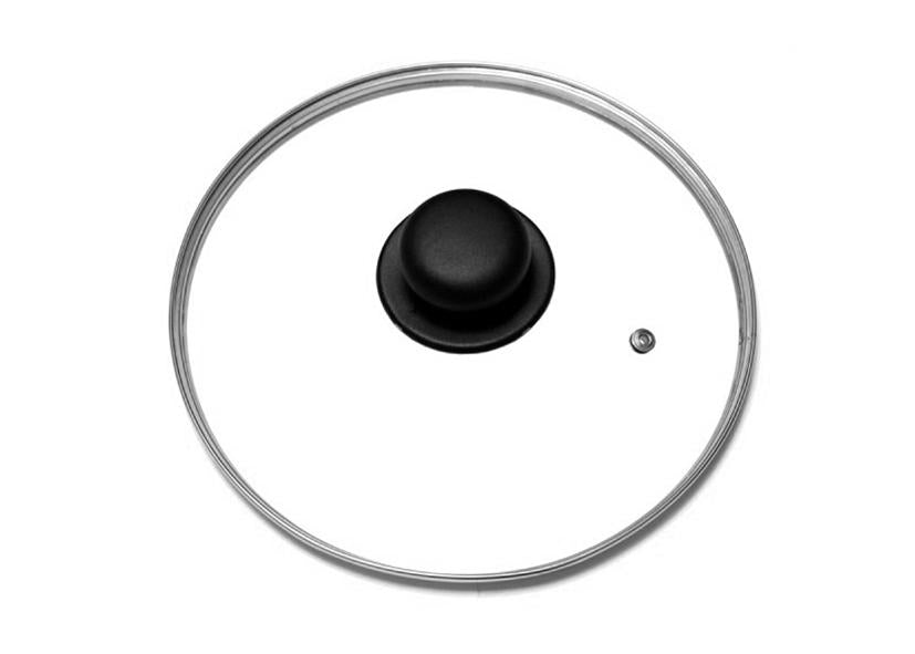 GLASS LID STAINLESS STEEL RIM 18CM GNALI
Code. 013542