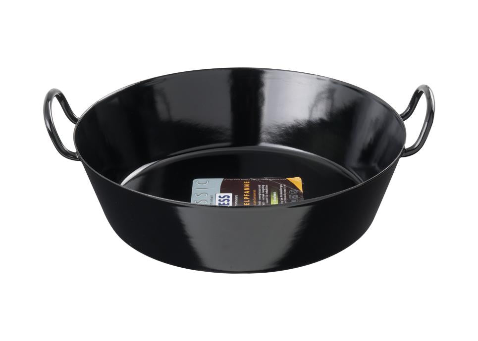 RIESS BLACK ENAMEL FRYING PAN INDUCTION 30CM
Code 013631