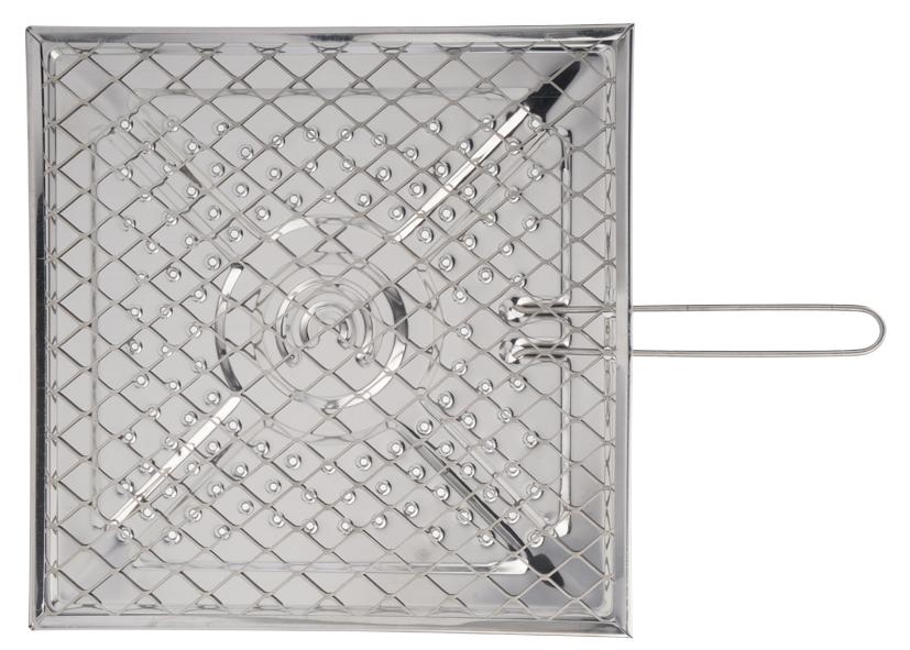 TOSTAPANE ACCIAIO INOSSIDABILE 25X25CM GNALI Cod. 013653