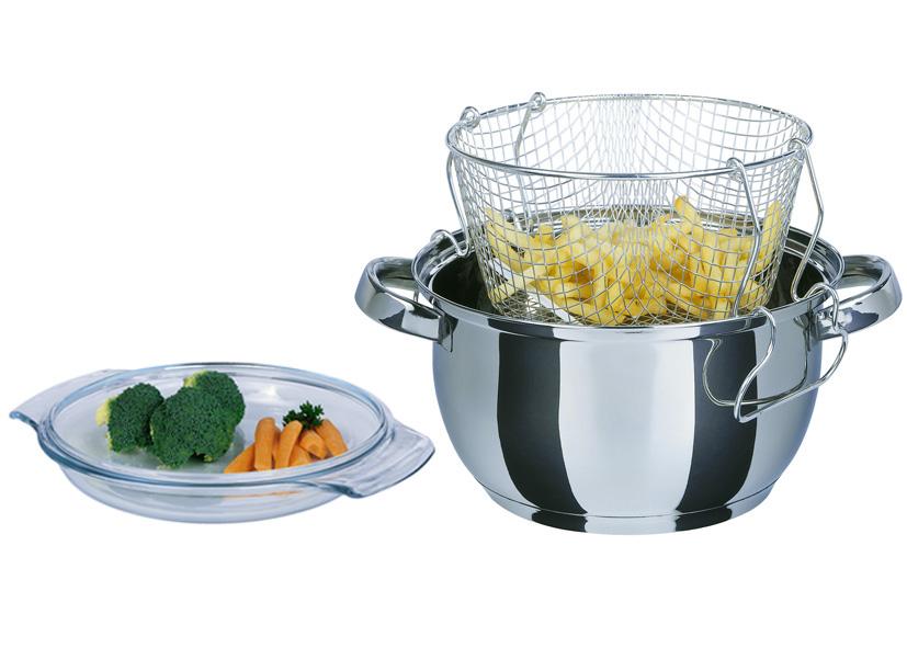 FRITTEUSE MIT DECKEL UND EDELSTAHLKORB INDUKTION 22CM GSW
Artikel-Nr. 013920