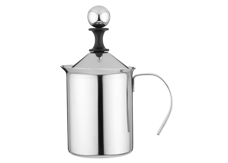 CAPPUCCINO CREAMER 3 TAZZE ACCIAIO INOSSIDABILE 0,4L EVA Cod. 022114