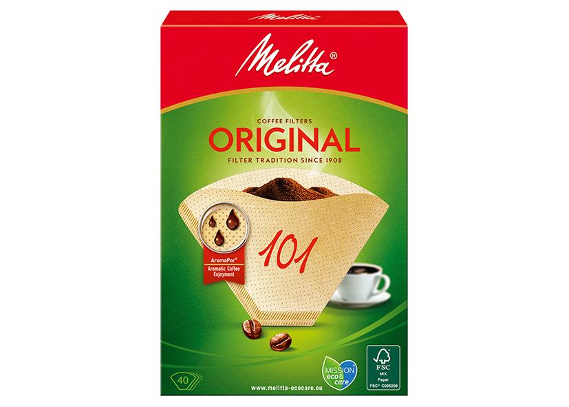 40 FILTERTÜTEN PAPIER 101 MELITTA Art.-Nr. 022217
