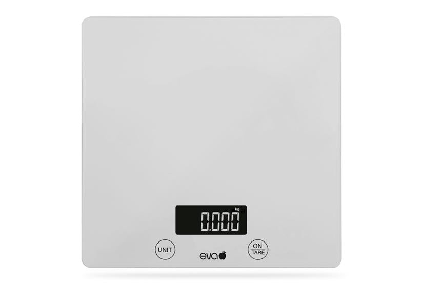 BILANCIA CUCINA DIGITALE VETRO SILVER 15KG 1G EVA
Cod. 033371