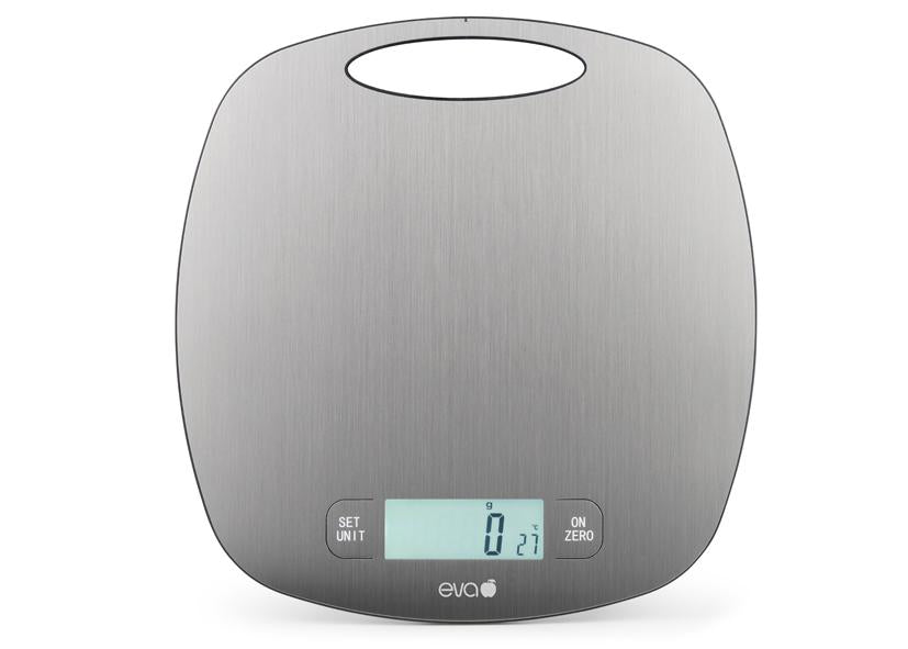 BILANCIA CUCINA DIGITALE ACCIAIO INOSSIDABILE 20KG 1G EVA
Cod. 033382