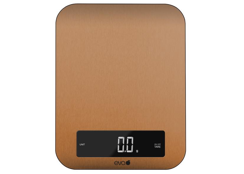 BILANCIA CUCINA DIGITALE COLOR RAME 10KG 1G EVA
Cod. 033383