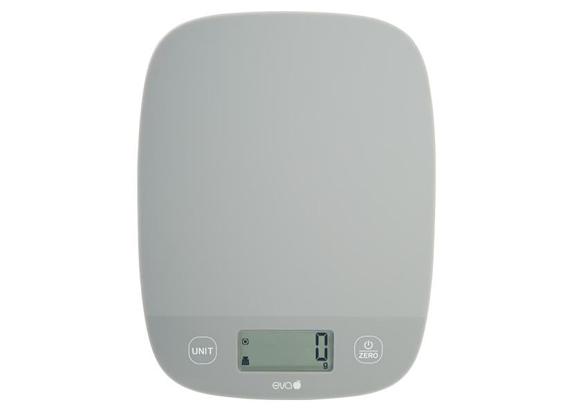 BILANCIA CUCINA DIGITALE SILVER OPACO 5KG 1G EVA
Cod. 033393