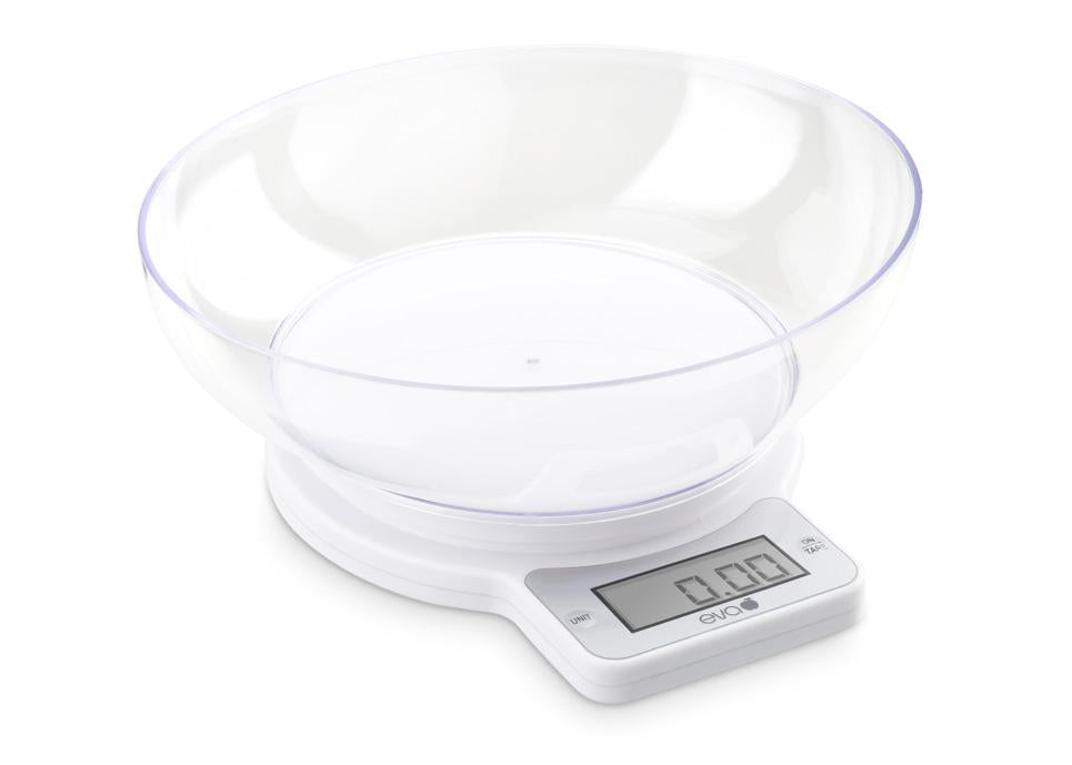 BILANCIA CUCINA DIGITALE ABS BIANCO 5KG 1G EVA Cod. 033423