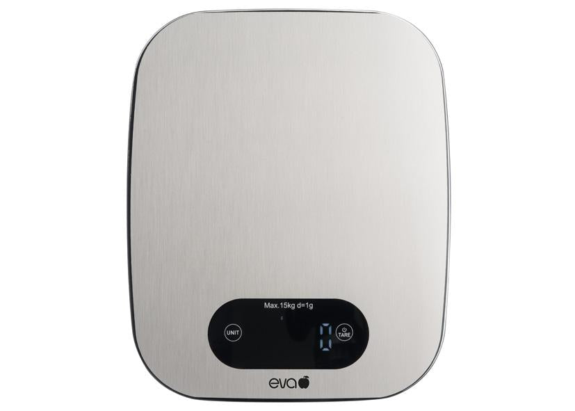 BILANCIA CUCINA DIGITALE INOX 15KG 1G EVA
Cod. 033457