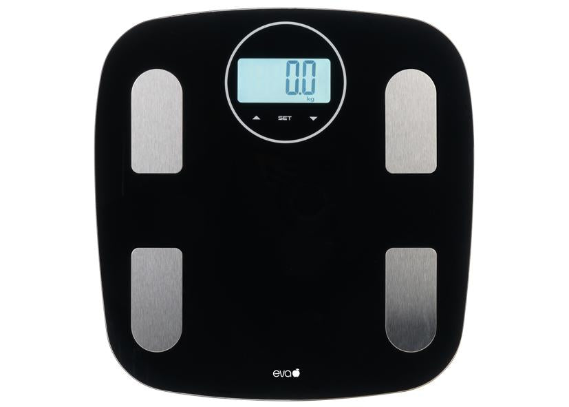 PESAPERSONE BODY FAT NERO 180KG 100G EVA
Cod. 033735