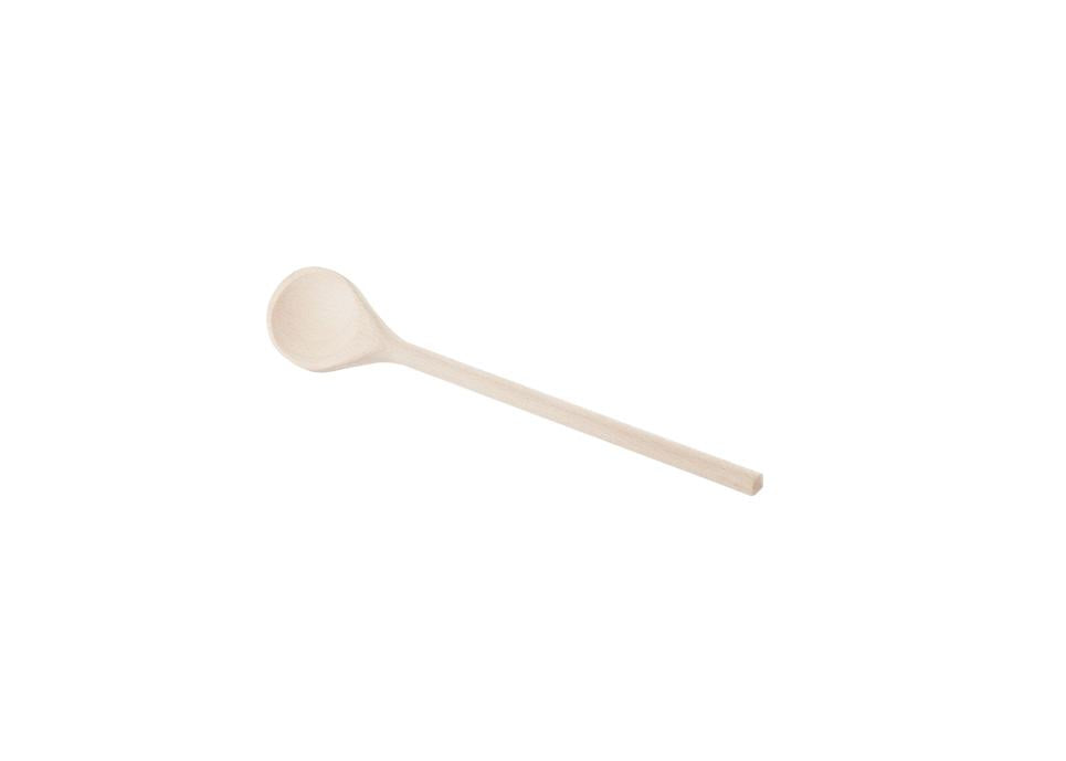 ROUND WOODEN SPOON FSC BEECH 25CM EVA Code 040220