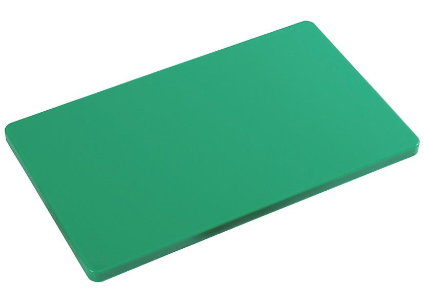 SCHNEIDEBRETT HACCP PE GRÜN 53X32,5CM KESPER
Art.-Nr. 040457