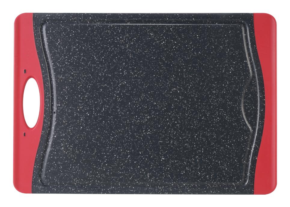 SCHNEIDEBRETT SCHWARZ ROTER RAND PP TPE 37X26 CM WESTMARK Art.-Nr. 040462
