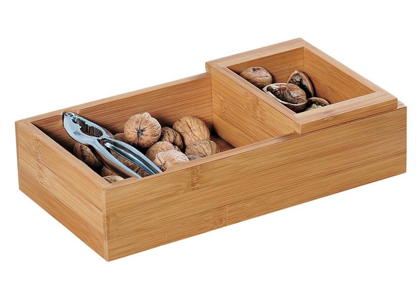 NUSSKNACKER+BAMBUSSCHALE FSC 30X16CM KESPER
Code 040682