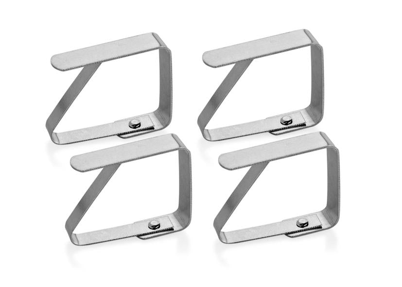 4 FERMATOVAGLIE ACCIAIO INOSSIDABILE EVA Cod. 040769