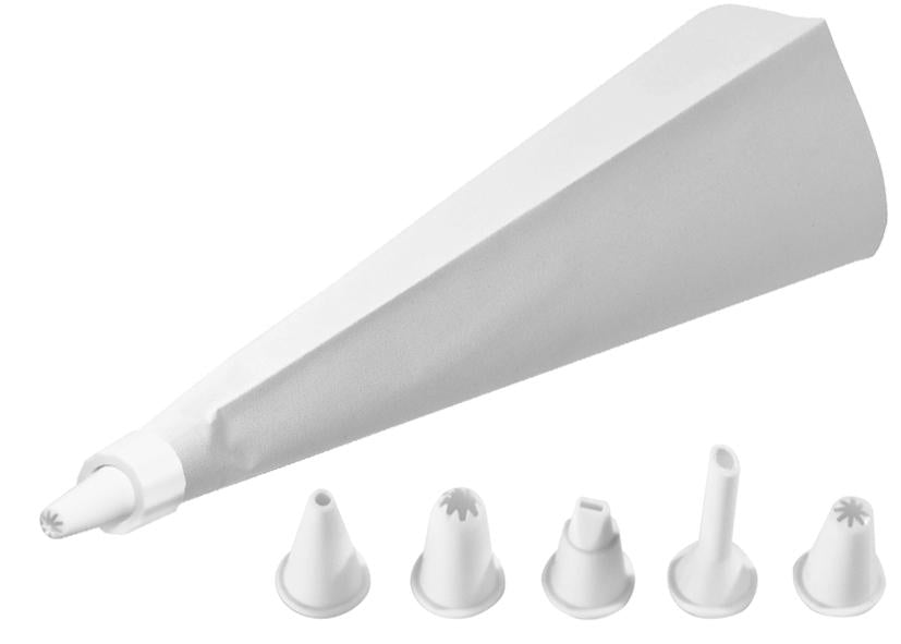 SACCAPOCHE + 5 BOCCHETTE PLASTICA 30CM EVA Cod. 041129