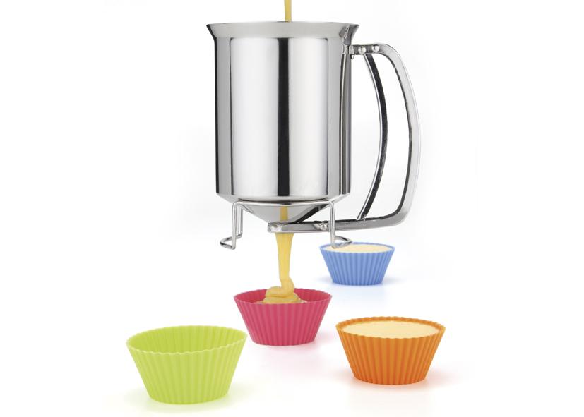 DISPENSER PER IMPASTO ACCIAIO INOSSIDABILE EVA
Cod. 041136