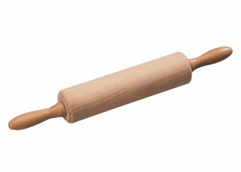 FSC BEECH WOOD ROLLING PIN 25CM METAL AXLE KESPER
Code 041147
