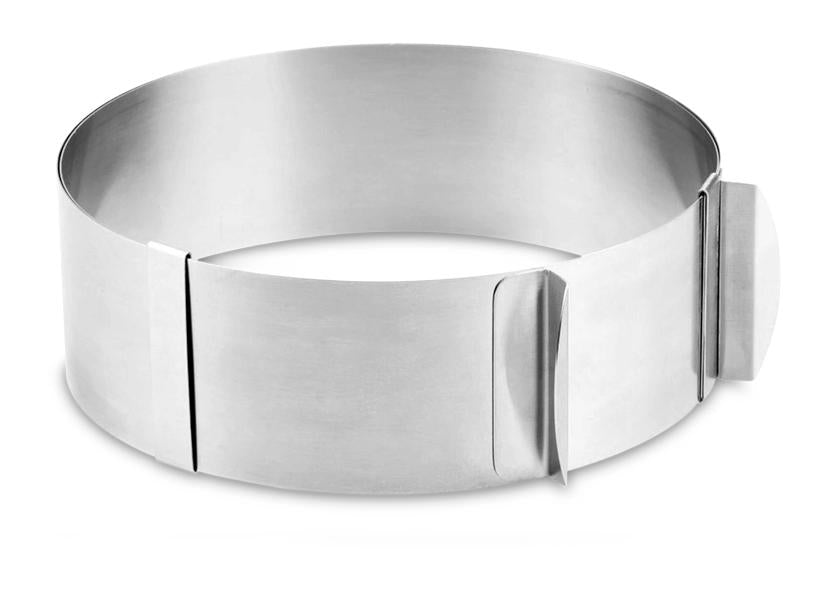 TORTENRING EDELSTAHL Ø16 30CM H 8,5CM EVA
Art.-Nr. 041250