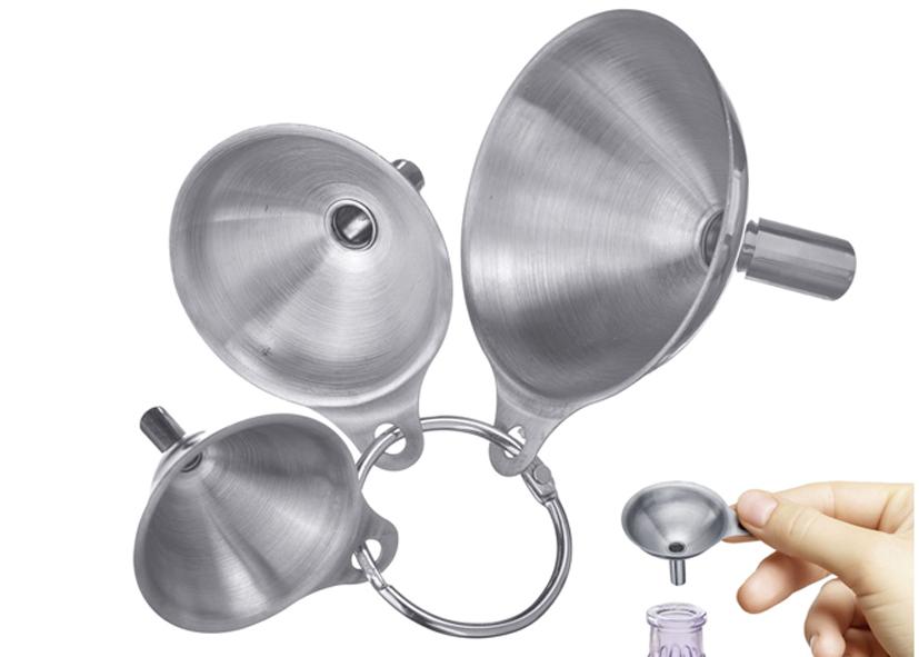 3 Trichter Mini Edelstahl 4,5-5,5-7,5 CM WESTMARK
Artikel-Nr. 041640