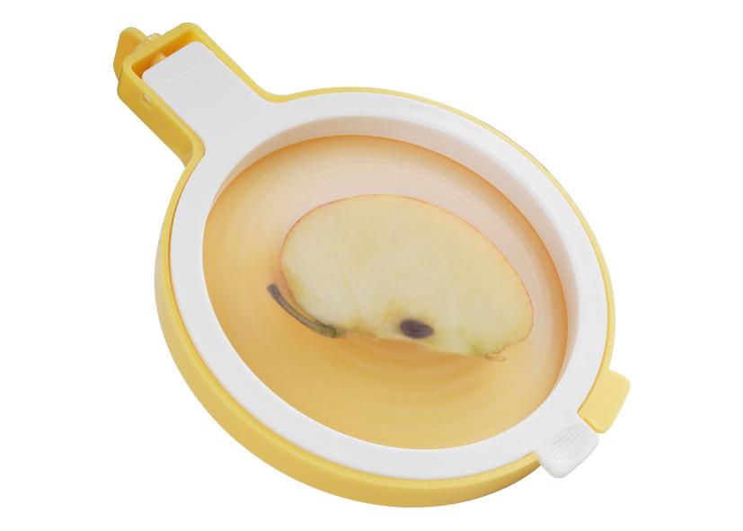 CONTENITORE APPENDIBILE GIALLO SILICONE 18X12.5X1.5CM MOHA Cod. 041683