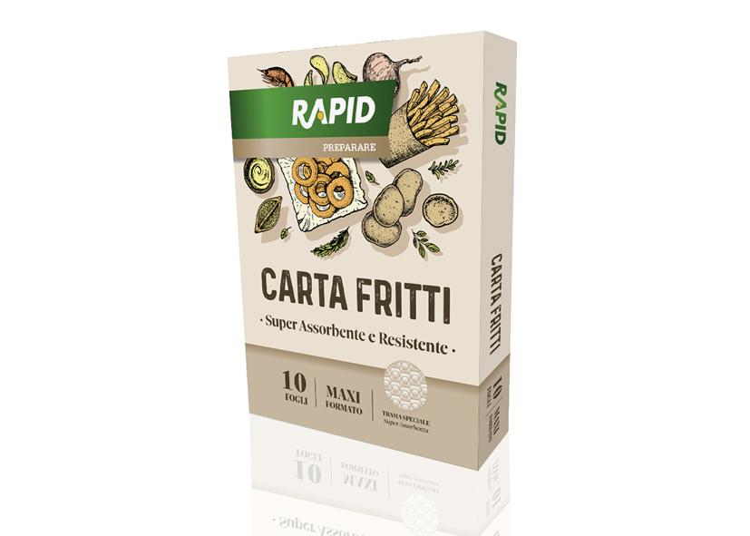 CARTA FRITTI 10 FOGLI 30X40 CM RAPID Cod. 041760