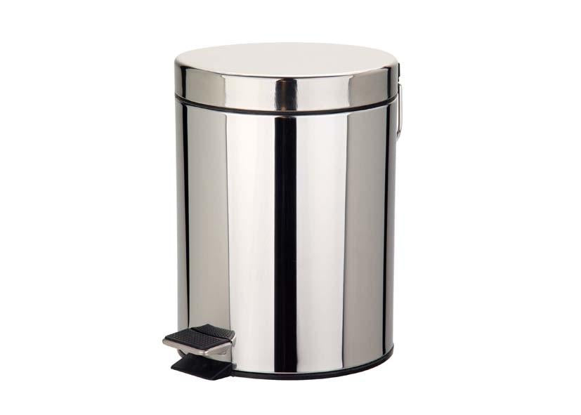 TRETEIMER ZYLINDRISCH EDELSTAHL 5L EVA Art.-Nr. 042286
