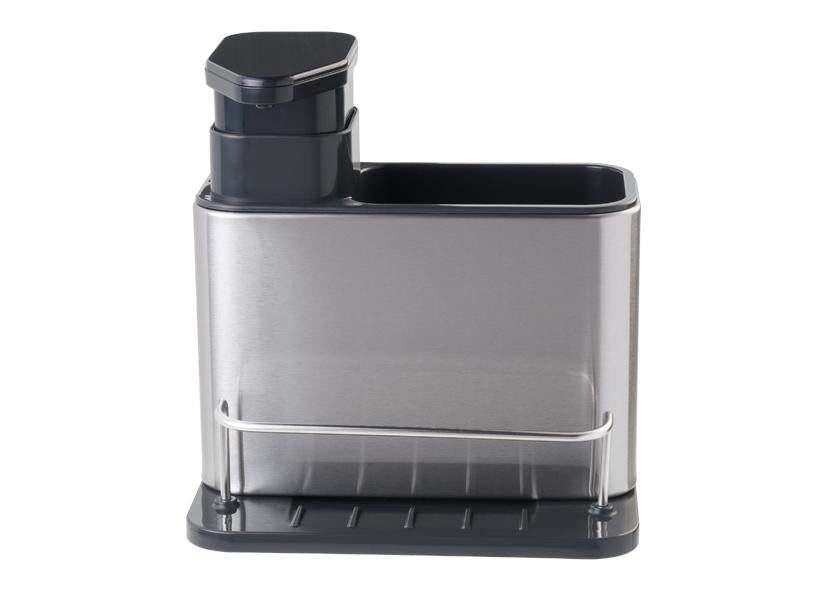 SPÜLORGANIZER MIT EDELSTAHLSPENDER 18X13X19CM EVA Art.-Nr. 042324