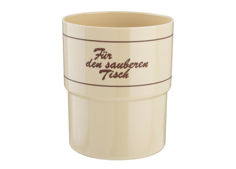 PORTARIFIUTI DA TAVOLA SAN BEIGE 11CM KAYSER
Cod. 042465