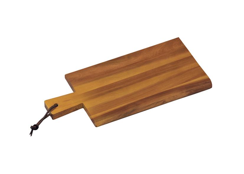 TAGLIERE LEGNO DI ACACIA FSC+MANICO 29X14CM KESPER Cod. 043338