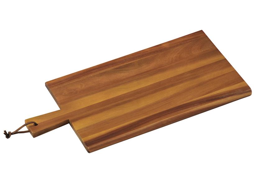 ACACIA WOOD CUTTING BOARD FSC+HANDLE 45X22CM KESPER Code 043340