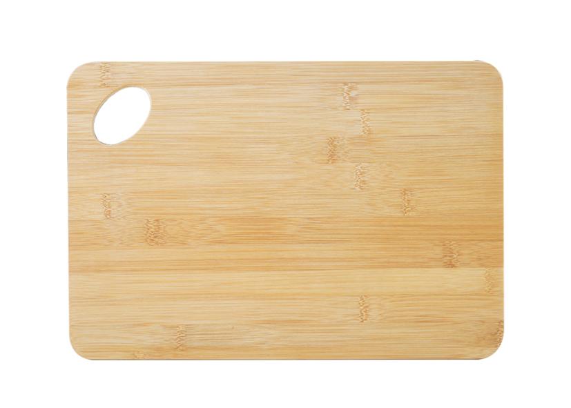BAMBUS-SCHNEIDEBRETT FSC + LOCH 22,5X14,5X0,8CM KESPER
Art.-Nr. 043372