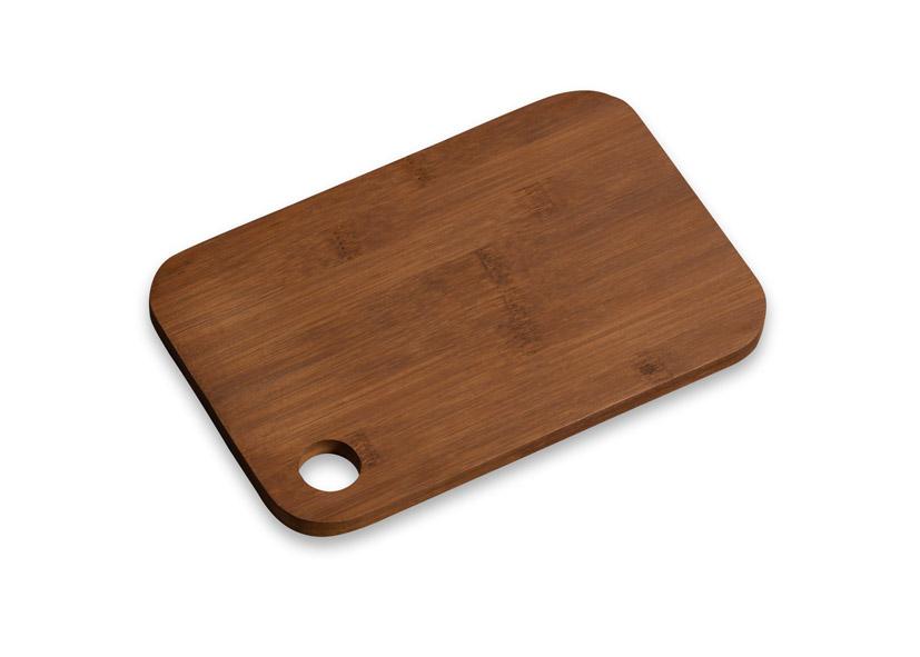 DARK BAMBOO CHOPPING BOARD FSC + HOLE 23X15X1CM KESPER
Code 043403