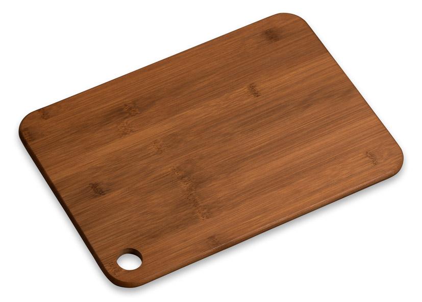 TAGLIERE BAMBÙ SCURO FSC + FORO 33X23X1CM KESPER
Cod. 043405