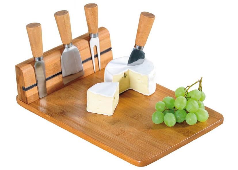TAGLIERE FORMAGGIO+POSATE BAMBU 30x20x8CM KESPER
Cod. 043472