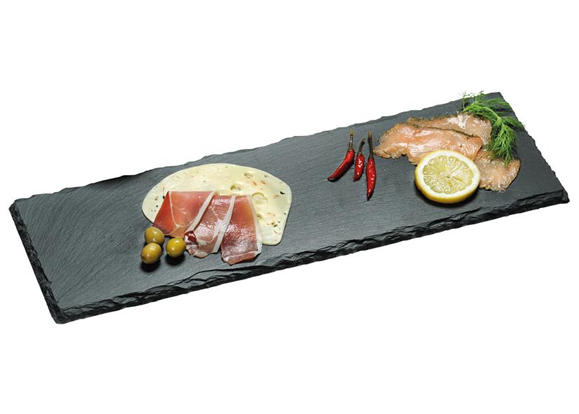 SLATE BUFFET PLATE 56x18CM KESPER Item 043497