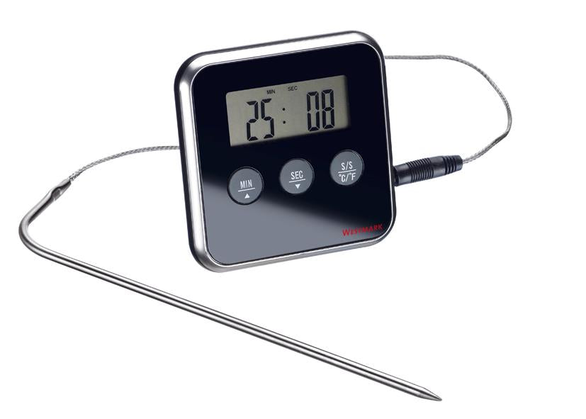 TERMOMETRO ARROSTI DIGITALE +SONDA 0 250°C WESTMARK
Cod. 043876