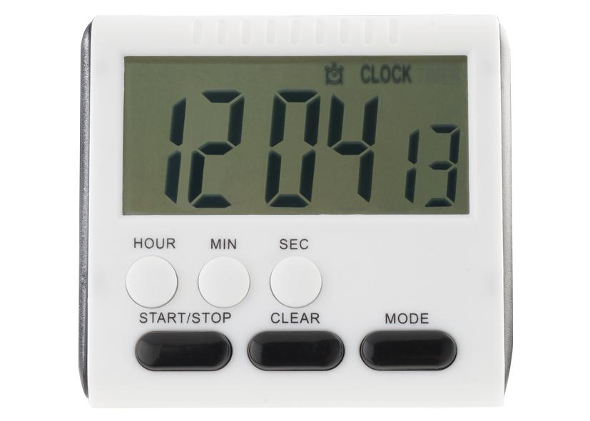 TIMER DIGITALE BIANCO CON MAGNETE EVA Cod. 043919