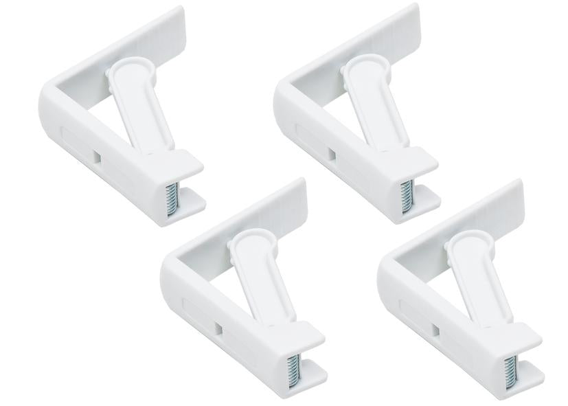 4 FERMATOVAGLIE ABS BIANCO EVA Cod. 045415